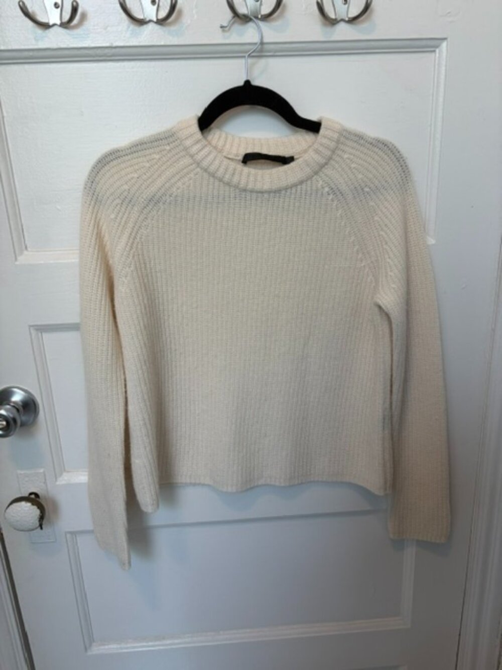 Jenni Kayne | Ivory Fisherman Ribbed Crewneck Sweater